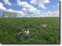 summer trip with OLIVE and KAFUE, the first long ride was performed