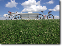 summer trip with OLIVE and KAFUE, the first long ride was performed