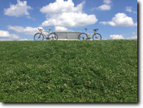 summer trip with OLIVE and KAFUE, the first long ride was performed